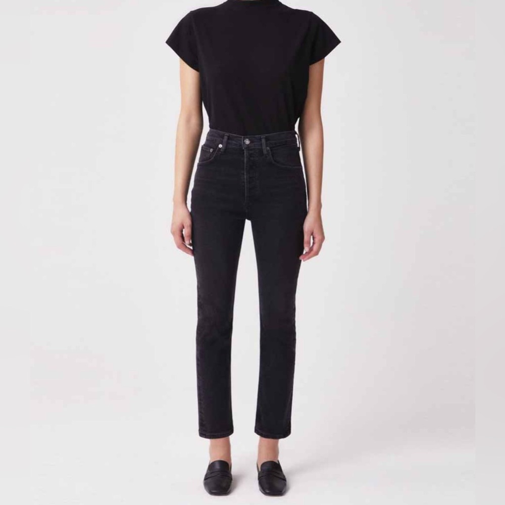 AGOLDE Riley Crop Jeans - size 28